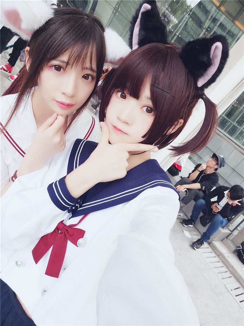 疯猫ss的jk风格cosplay：青春洋溢的校园风情[33P-471MB]