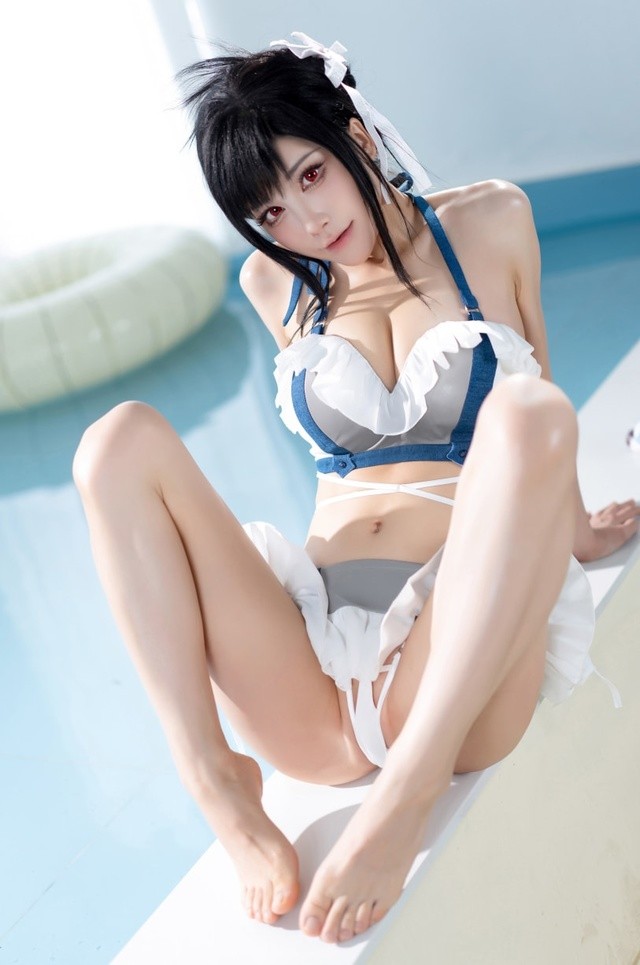 水淼aqua的蒂法·洛克哈特cosplay惊艳呈现[81P-110MB]