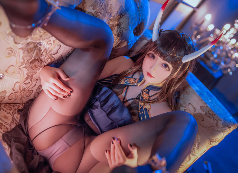 Sayako的夜饗绝园Cosplay秀：萌动心弦的能代角色扮演[78P-824MB]