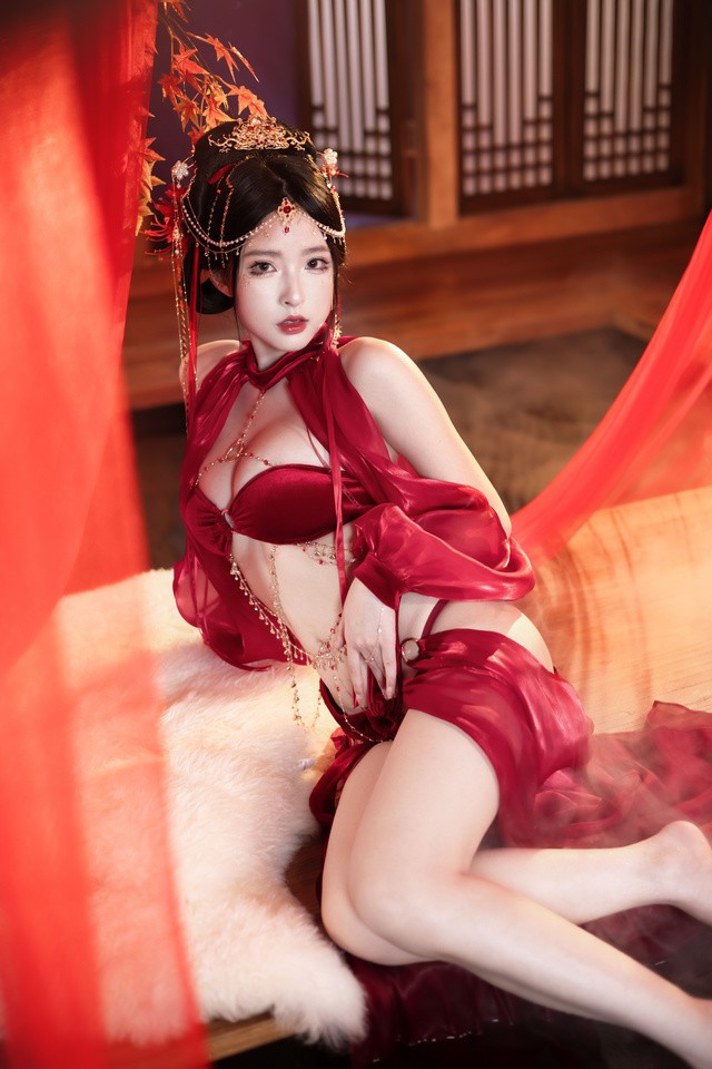 清水由乃《月下舞姬》国风cos全解析！霓裳羽衣+暗夜精灵双风格惊艳出圈 [58P-1.05GB]