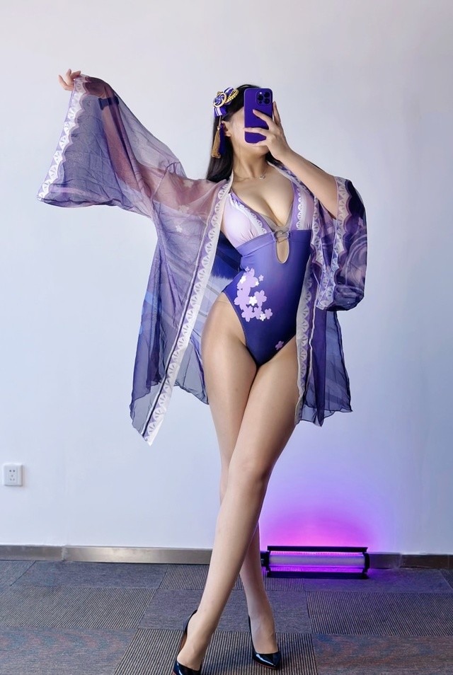 美邵女Baby《原神》甘雨肉丝cosplay全解析：魅惑与还原度的完美平衡[48P1V-527MB]