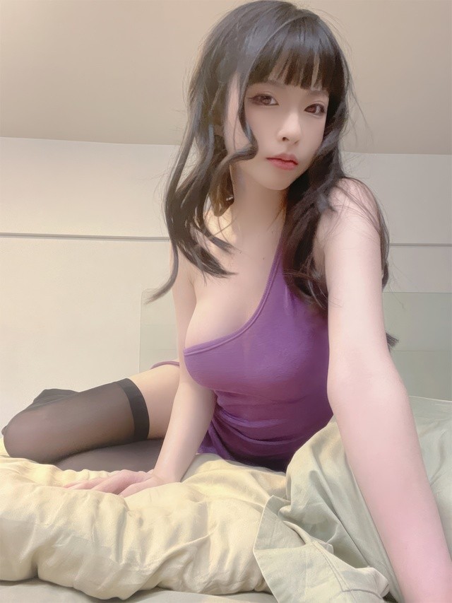 清水由乃《紫色姐姐》cosplay作品：魅惑紫发御姐的视觉盛宴 [59P-313MB]