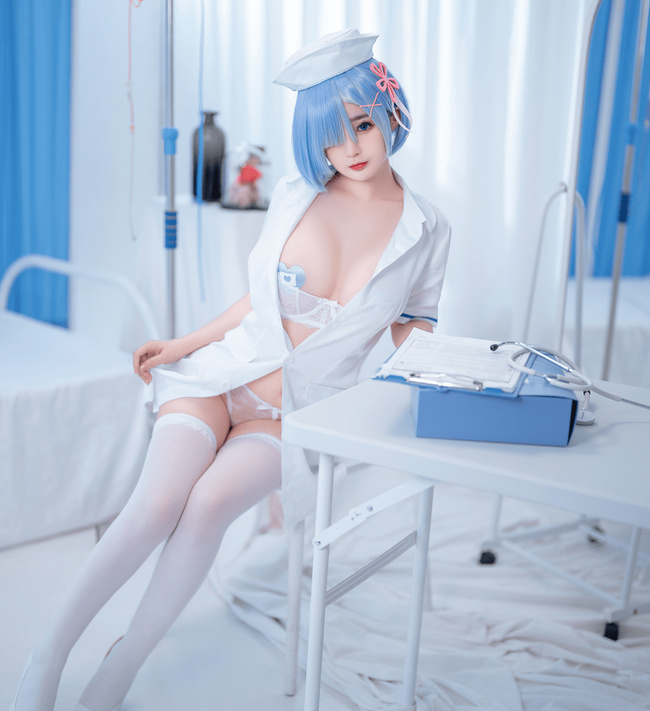 桜井宁宁的雷姆护士COSPLAY：治愈系的完美演绎[108P-1.5G]